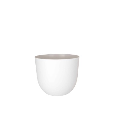 Vaso Havana Natural �20X16.6cm 3.5L Branco Granito