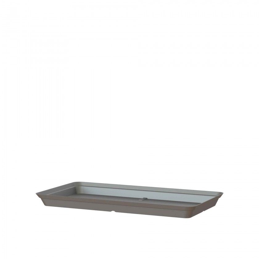 Prato Floreira Capri Xl Retangular 88.8X38X5.1cm Antracite