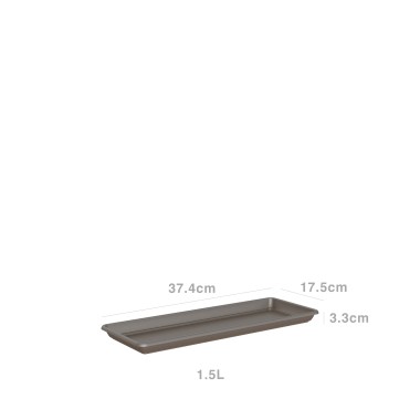 Prato Venezia Retangular 37.4X17.5X3.3cm Bronze