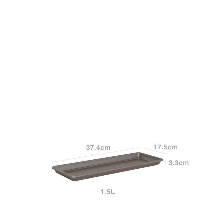 Prato Venezia Retangular 37.4X17.5X3.3cm Bronze