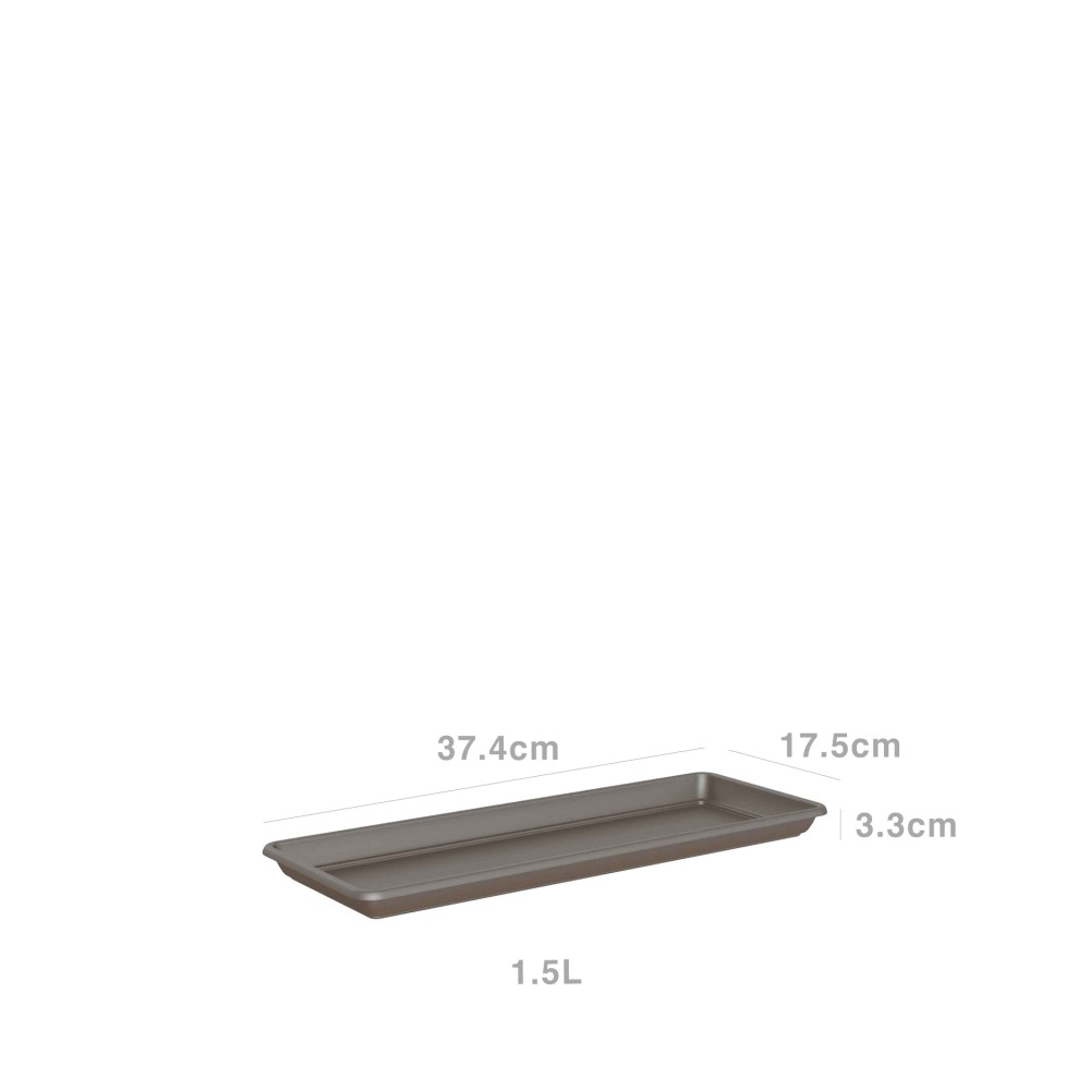 Prato Venezia Retangular 37.4X17.5X3.3cm Bronze