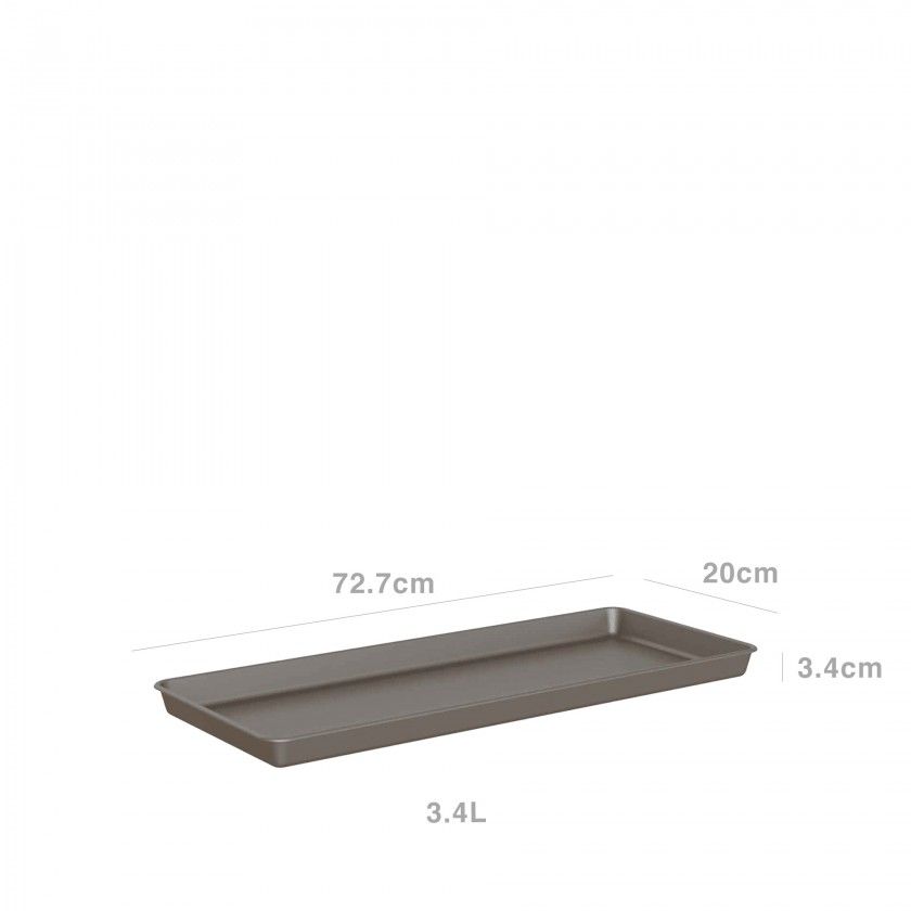 Prato Venezia L Retangular 72.7X20X3.4cm Bronze Prato Venezia L Retangular 72.7X20X3.4cm Bronze