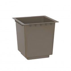 Interior Vaso Pisa 40X40X40cm 35L Tortora Brilhante