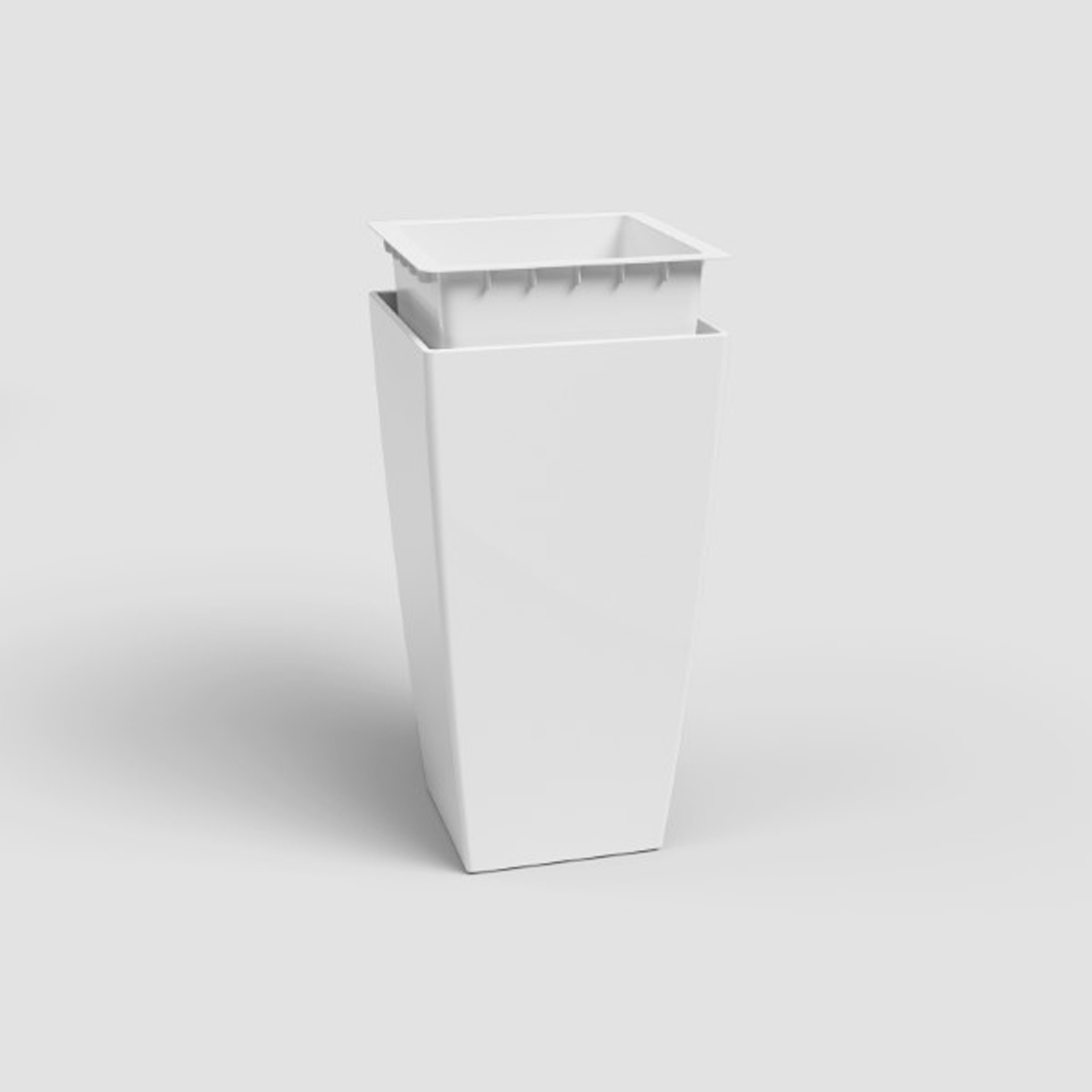 Interior Vaso Pisa 40X40X40cm 35L Branco