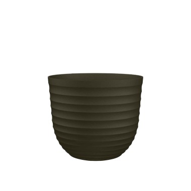 Vaso Havana Waves �20X16.6cm 3.5L Verde Musgo