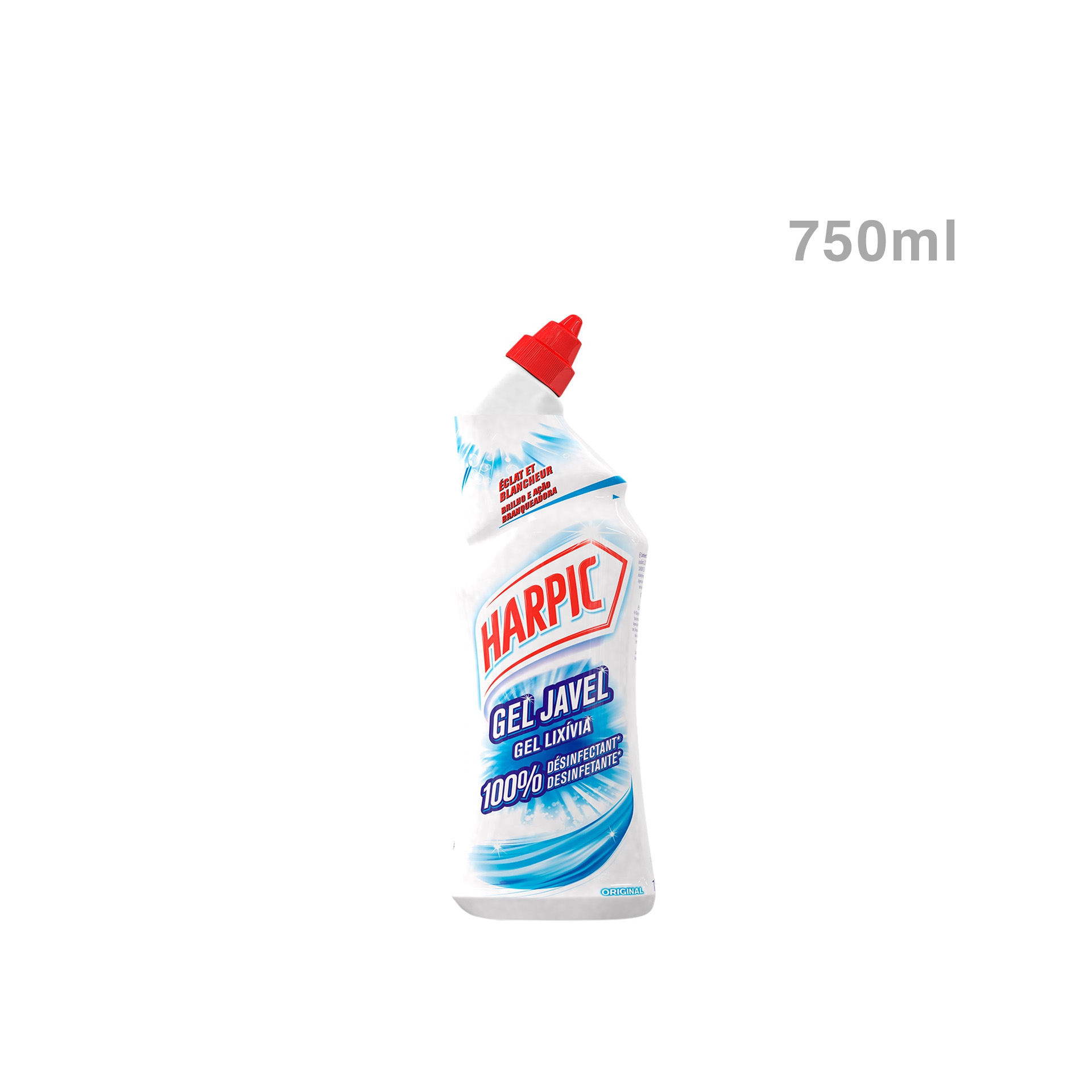 Gel Abrasivo Wc Harpic Original com Lixívia 750ml