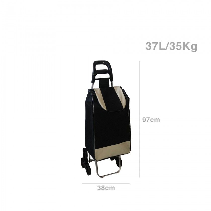 Carro Compras 3 Rodas 37l 97X38X27cm Carro Compras 3 Rodas 37l 97X38X27cm