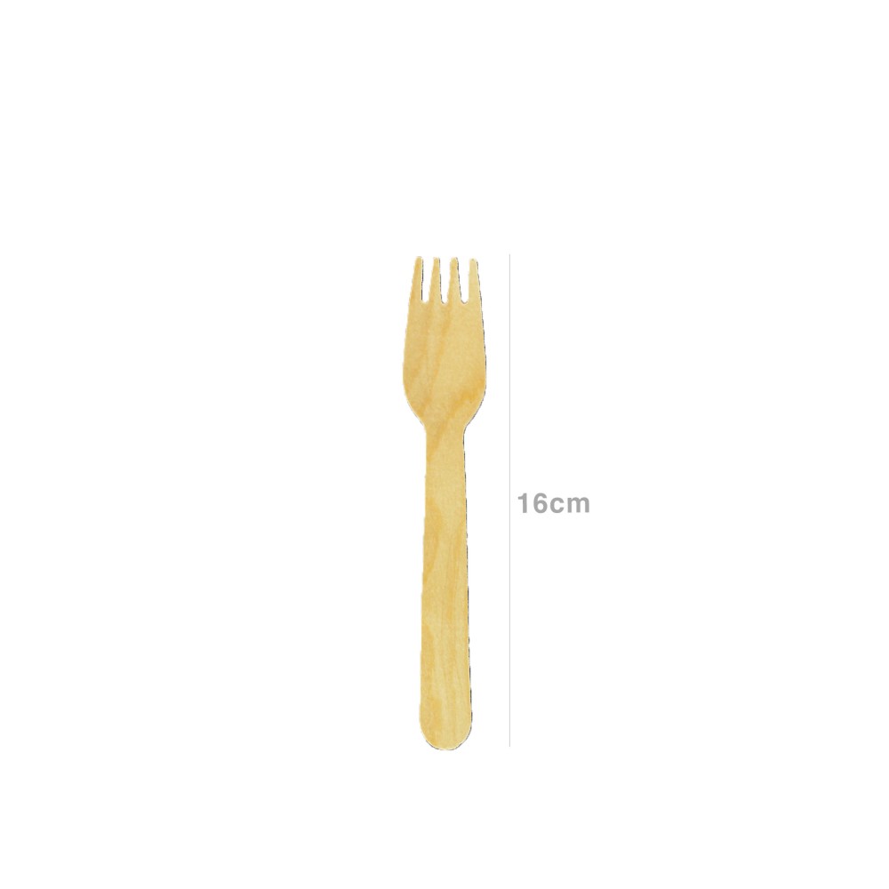 Garfo Madeira 16cm Pack 12