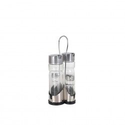 Galheteiro Inox 2X150ml + 2X33ml 4 Peas