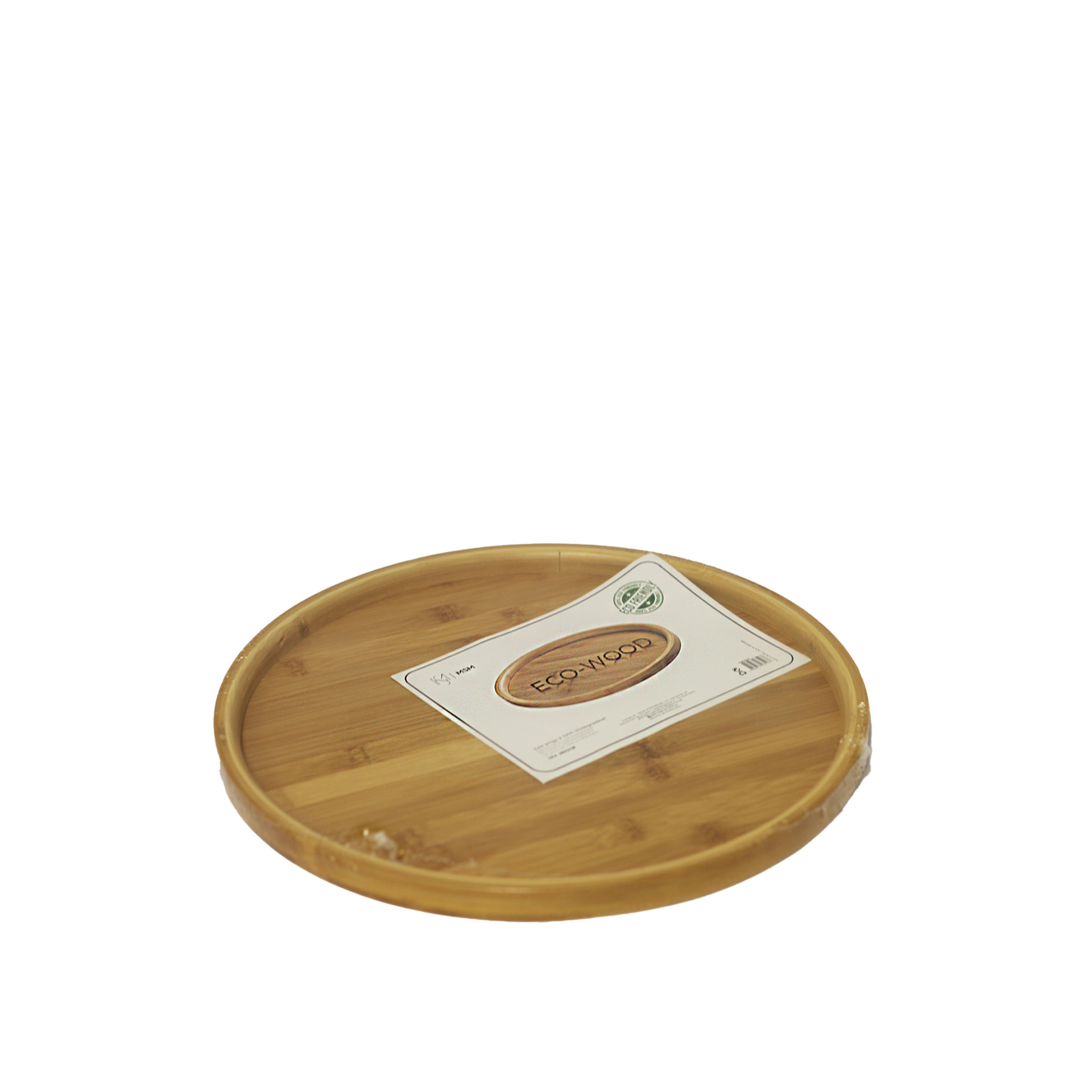 Tabuleiro Bambu Redondo 38X2cm