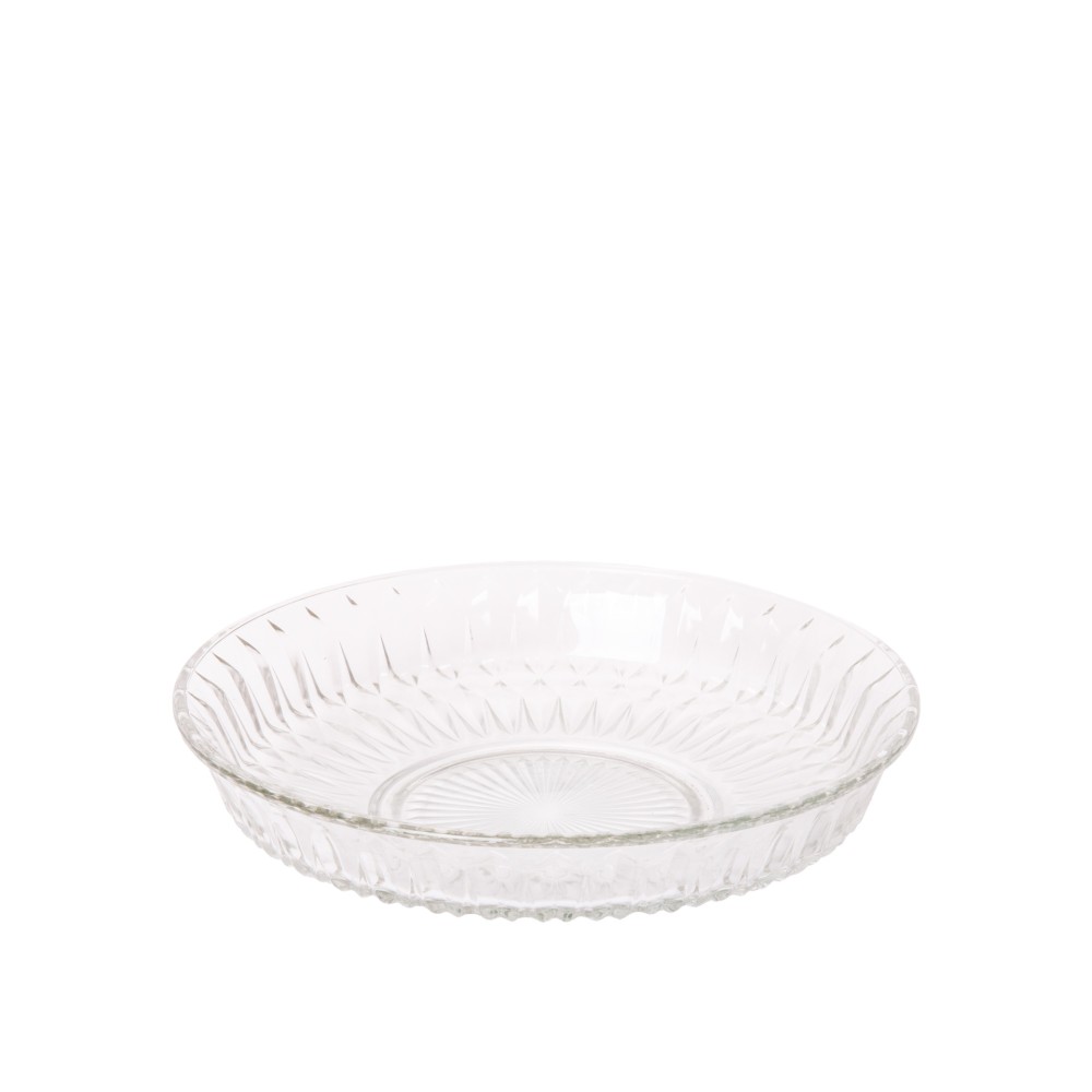 Prato Vidro Diamonds Redondo 29cm