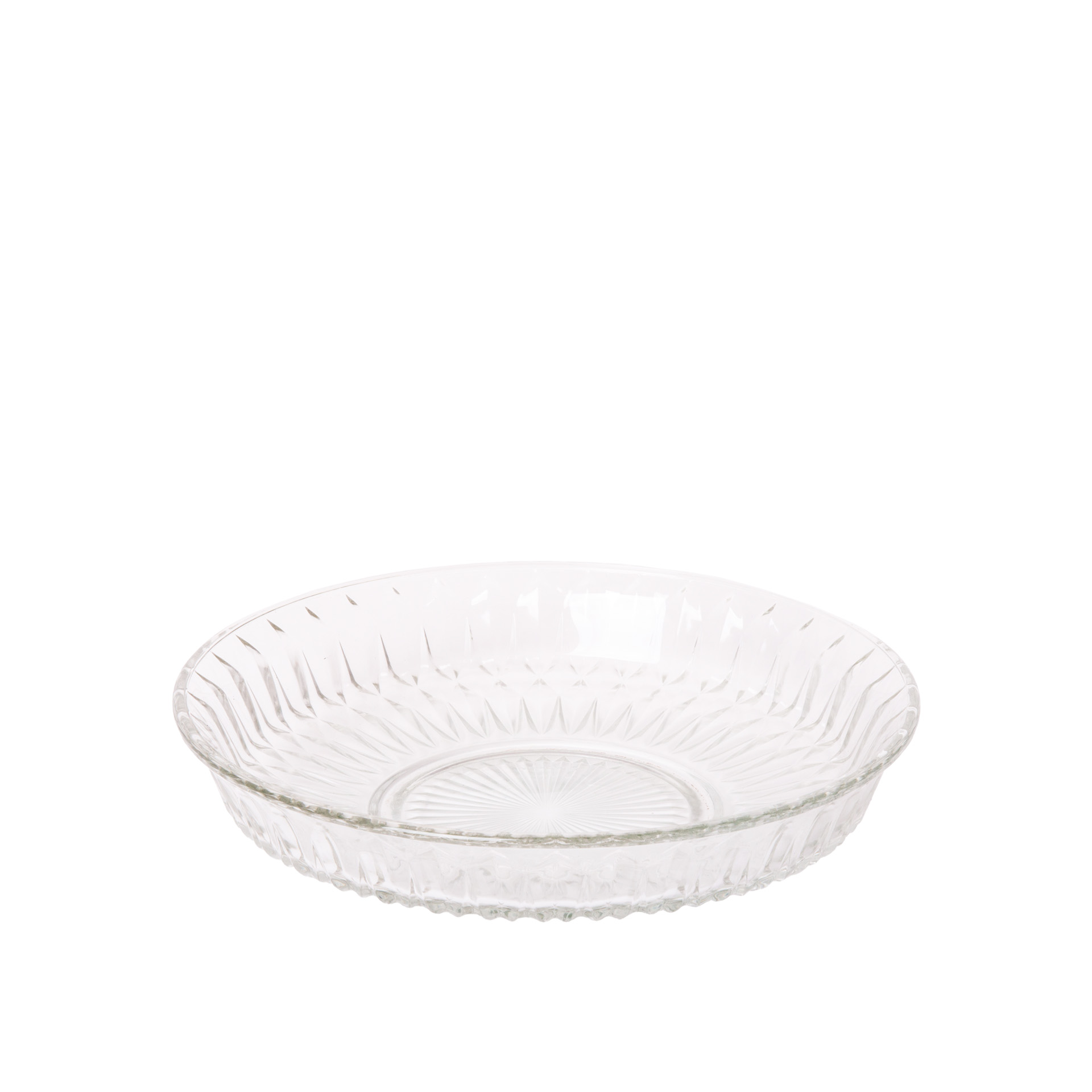 Prato Vidro Diamonds Redondo 29cm