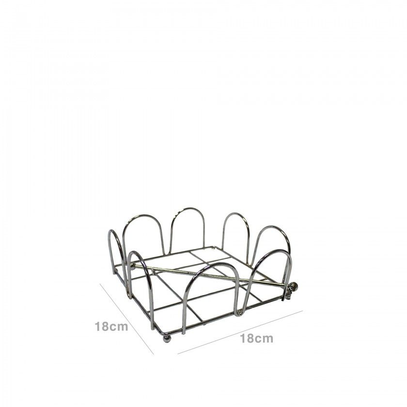 Suporte Guardanapos Metal 18X18X7cm
