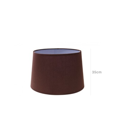 Abat-Jour para Candeeiro Castanho E27 35cm