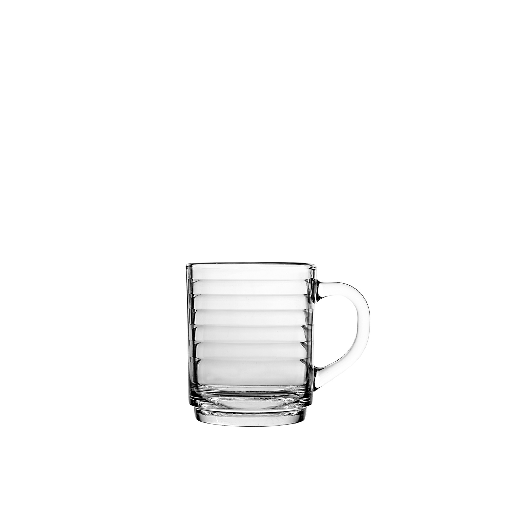 Caneca Vidro Redonda 250ml 7.2X9cm