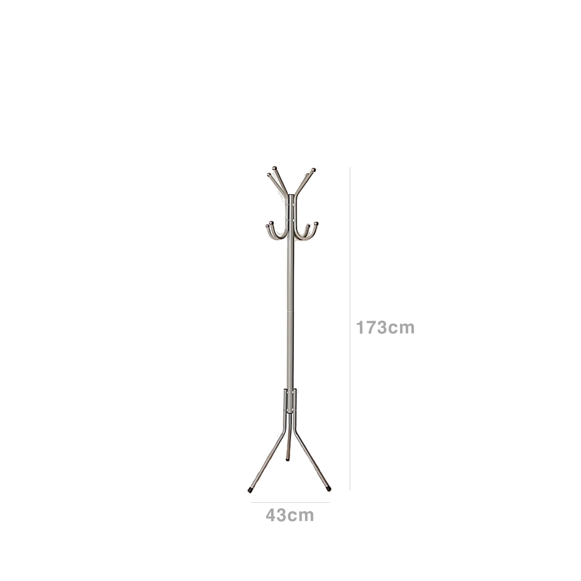 Bengaleiro Metal 43X43X173cm