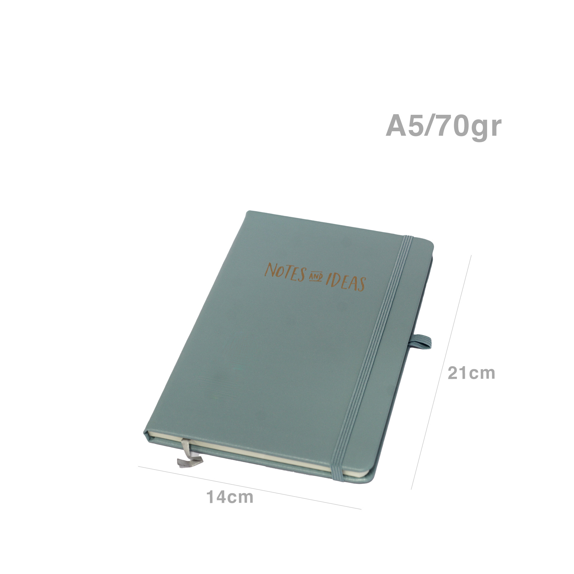 Bloco Notas Pautado 160 Páginas A5 70gr 21X14cm