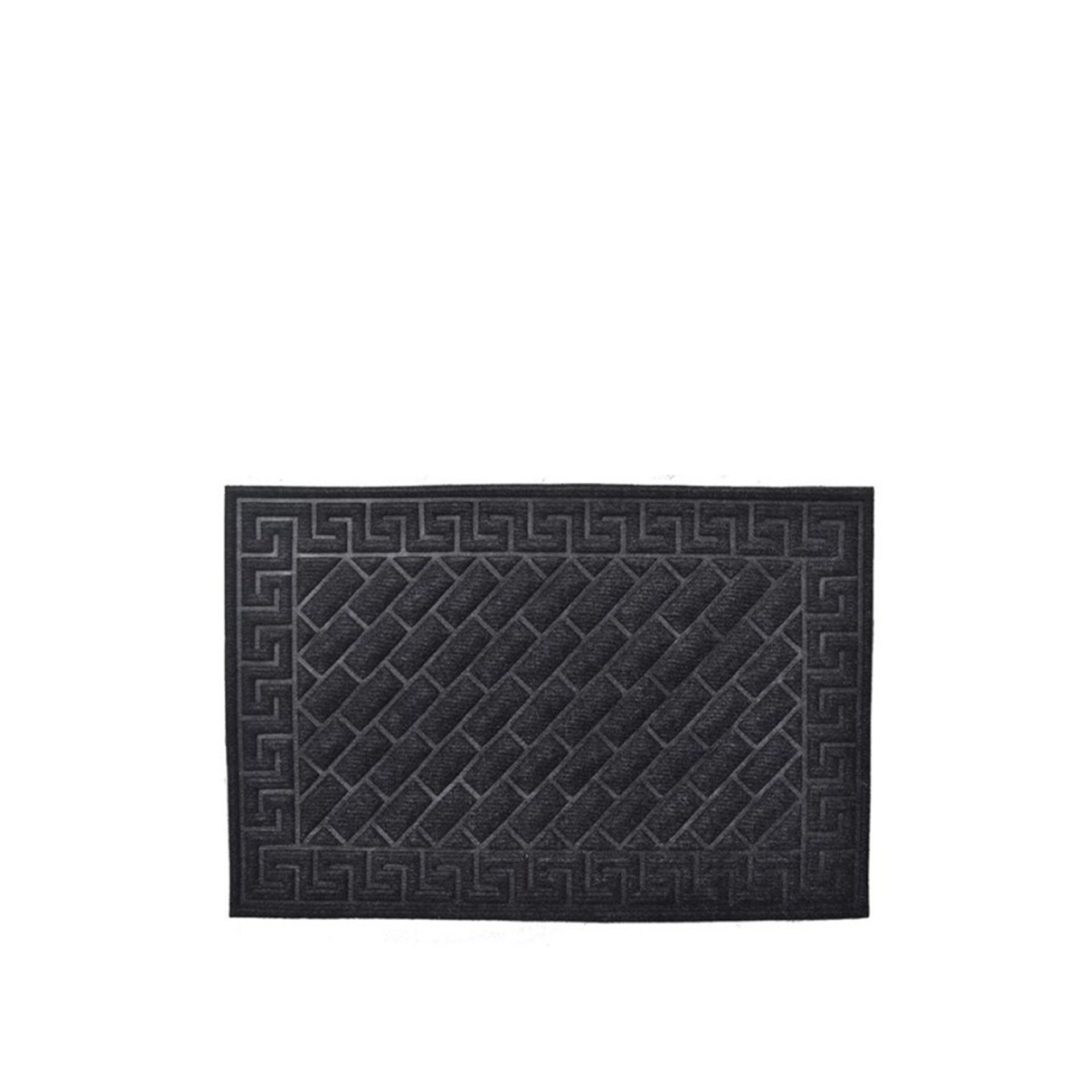 Tapete Porta Leno / 40% Borracha Cinza 40X60cm