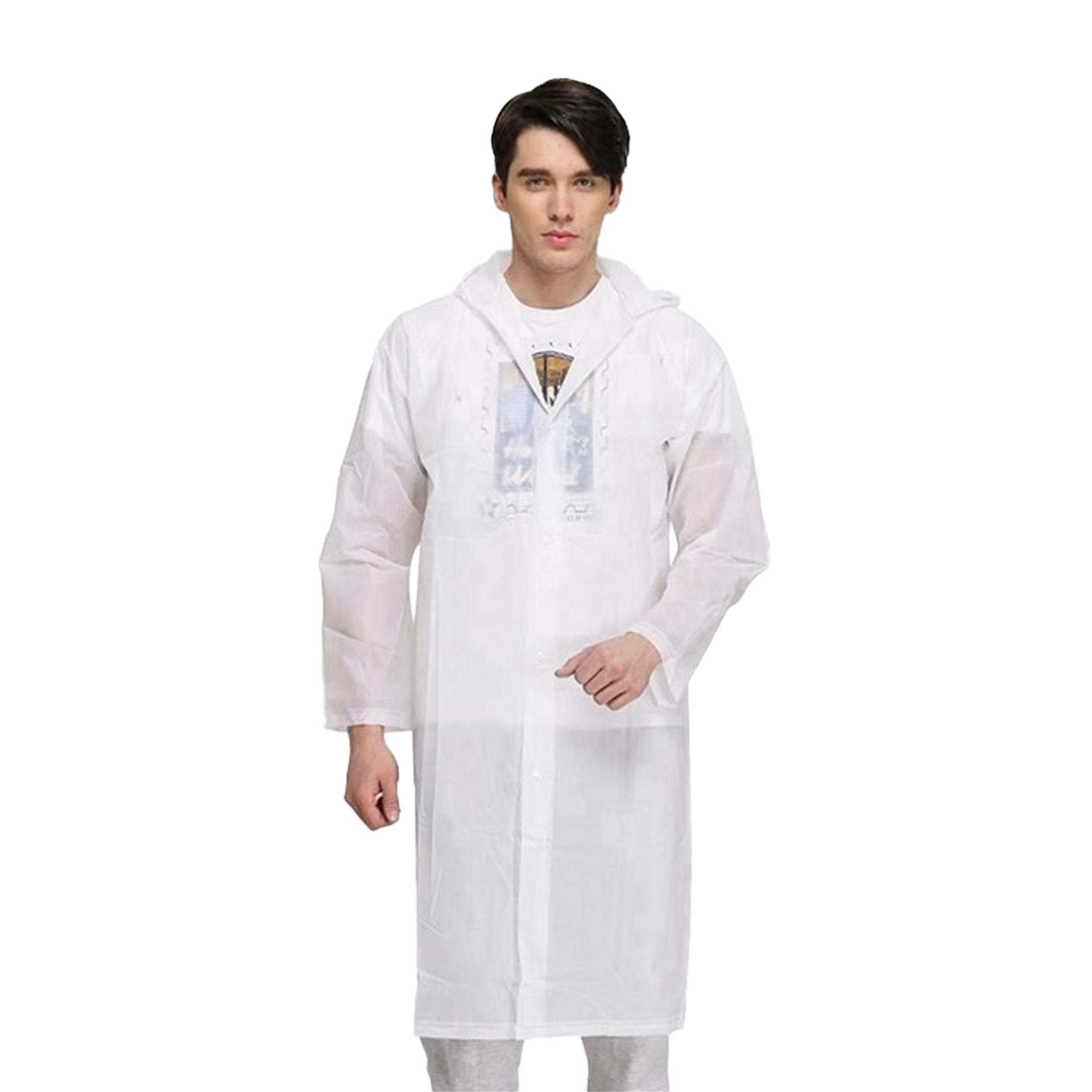 Capa Chuva 100% Vinil / Pvc Rain Tamanho S