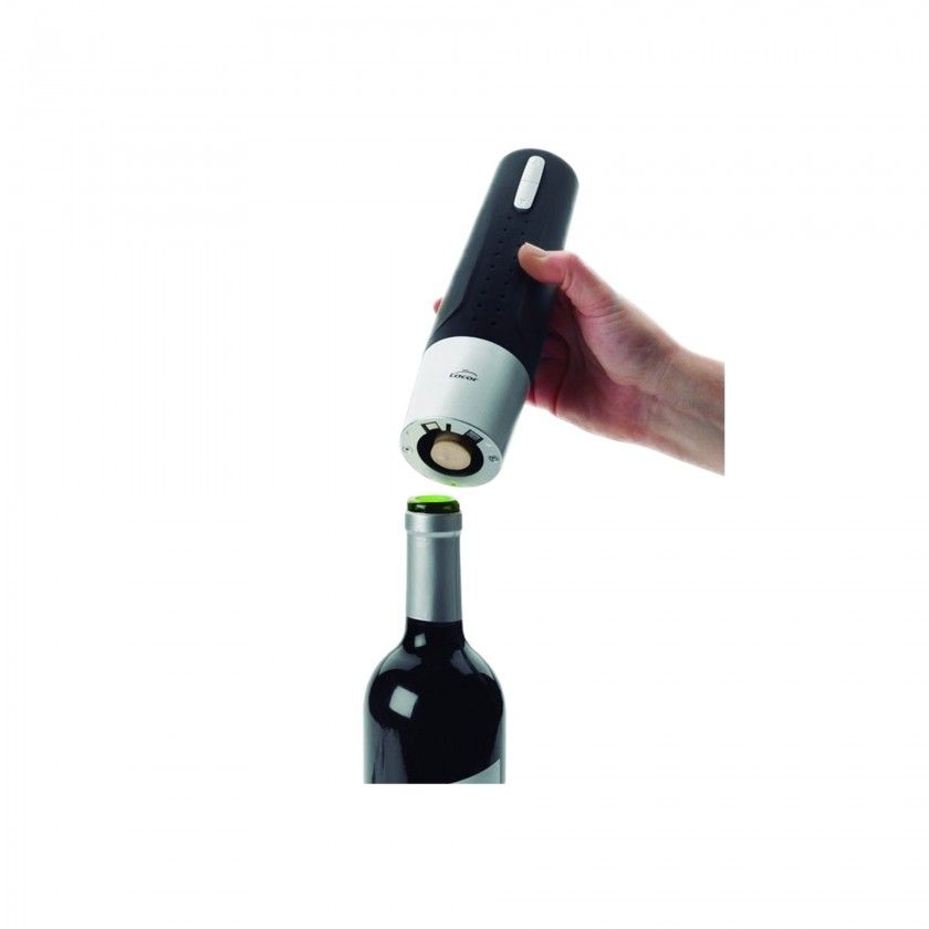 Saca-Rolhas Elétrico com Base Carregamento 18W 5X25cm Saca-Rolhas Elétrico com Base Carregamento 18W 5X25cm