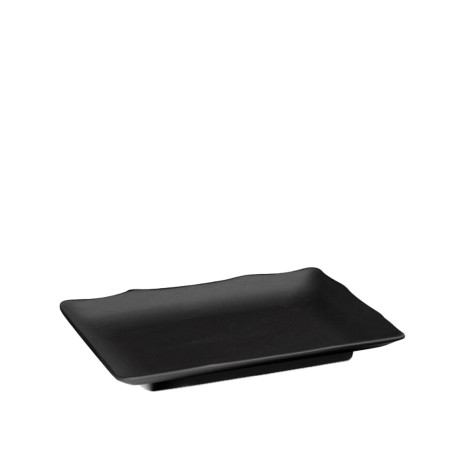 Travessa Melamina Retangular Preta 25X17.5X3cm - Image product