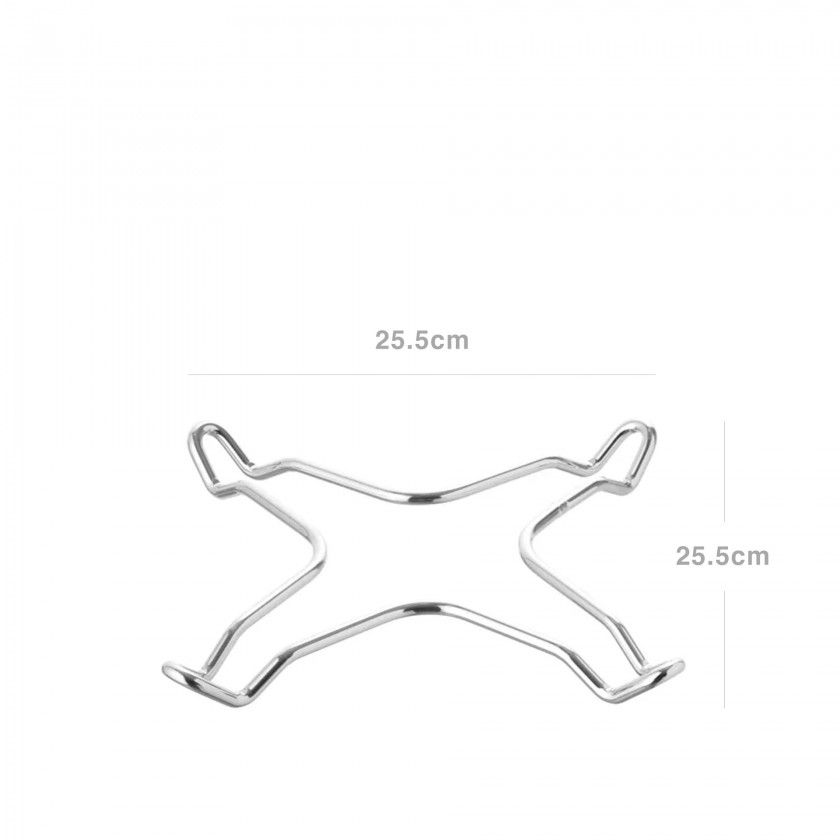 Adaptador / Suporte Panelas Cromado 25.5X25.5cm Adaptador / Suporte Panelas Cromado 25.5X25.5cm