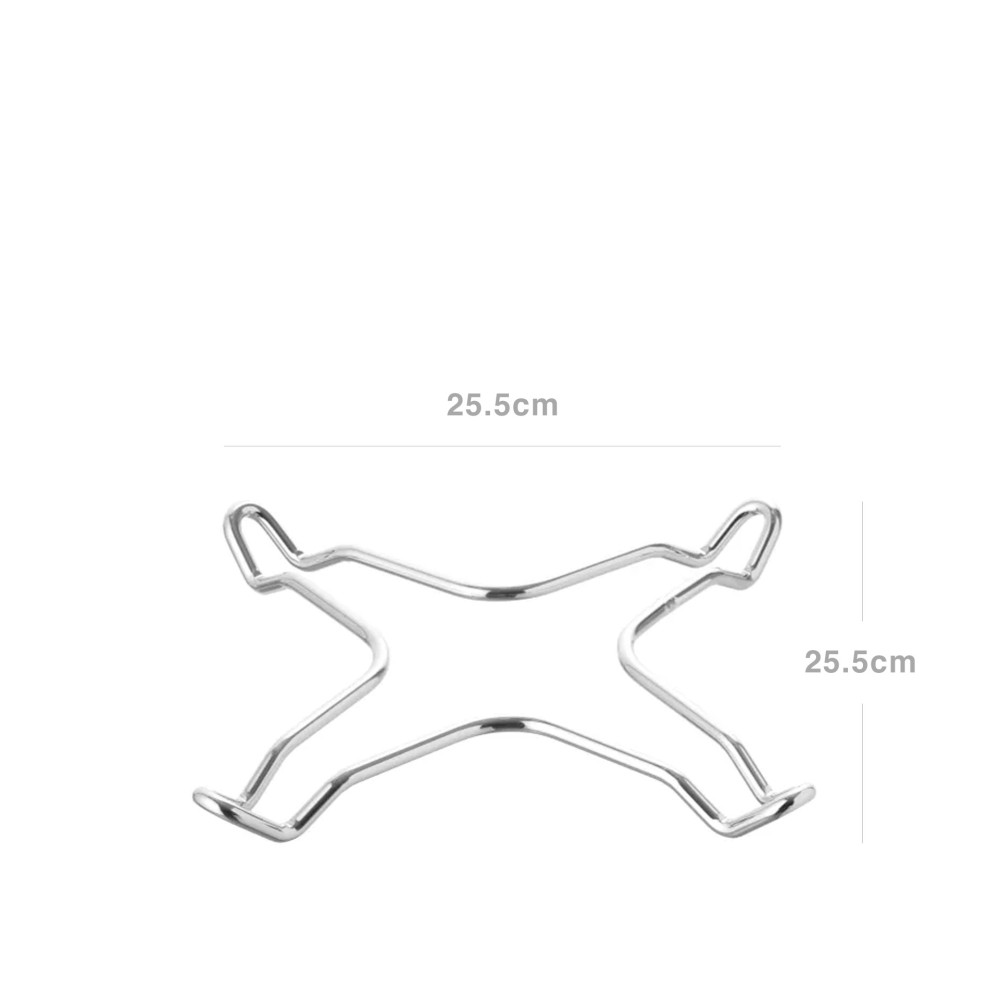 Adaptador / Suporte Panelas Cromado 25.5X25.5cm