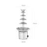 Fonte Chocolate Inox 5 Nveis 265W 6kg 33X70cm