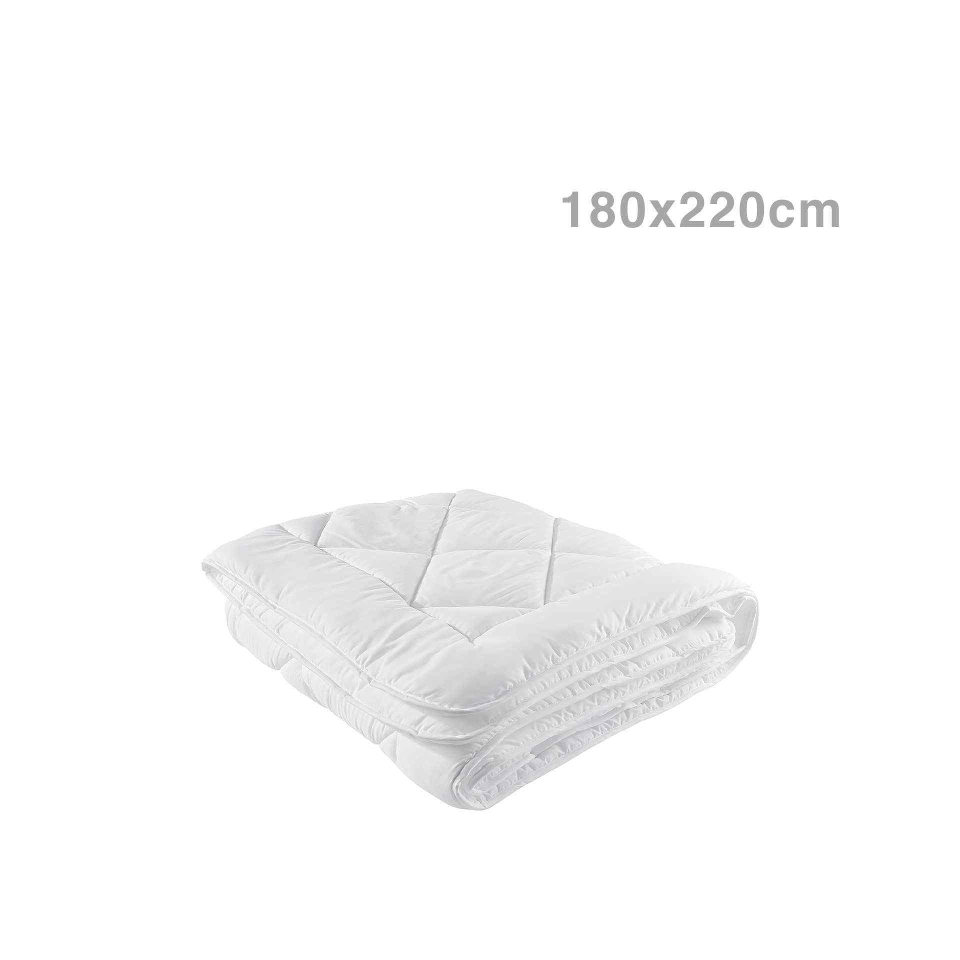 Edredão 4 Estações Branco 180X220cm