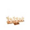 Suporte Bambu Natural 20 Cones 50X14.7X9cm Suporte Bambu Natural 20 Cones 50X14.7X9cm