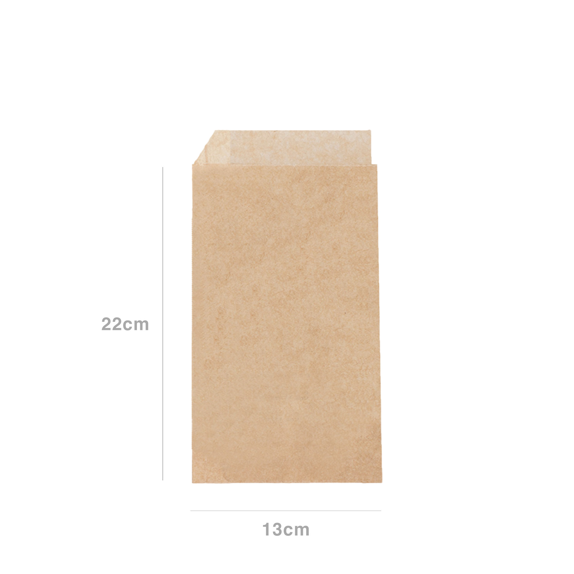 Papel Anti-Gordura Aberto 2 Lados 13X22cm Pack 500