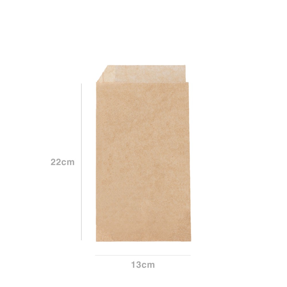 Papel Anti-Gordura Aberto 2 Lados 13X22cm Pack 500