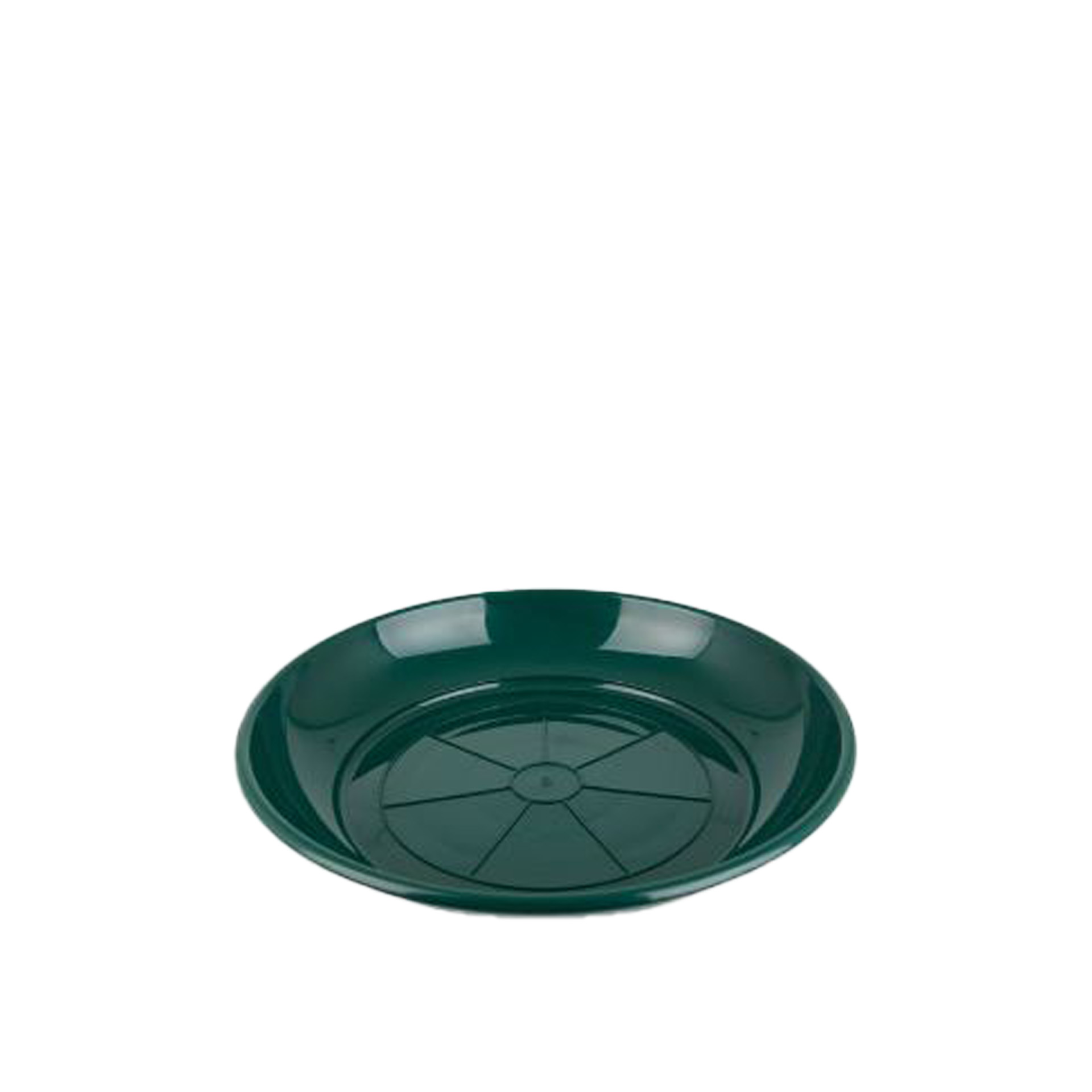 Prato para Vaso Tradicional Brilho Redondo Verde 50cm