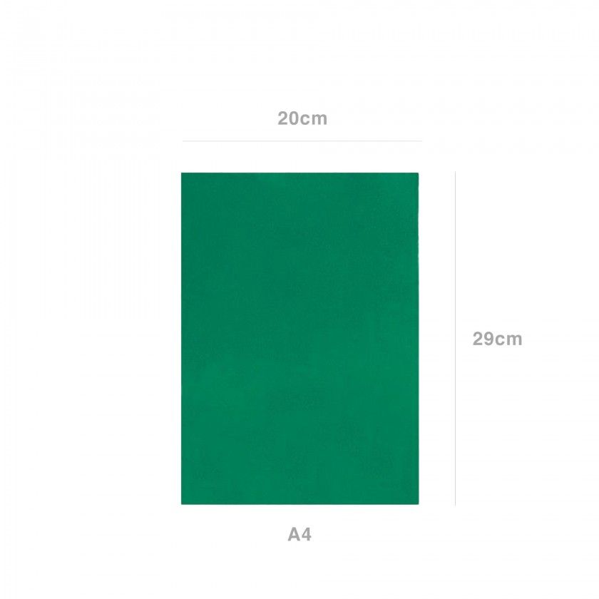 Folha Esponja Eva Verde Claro A4 20X29cm
