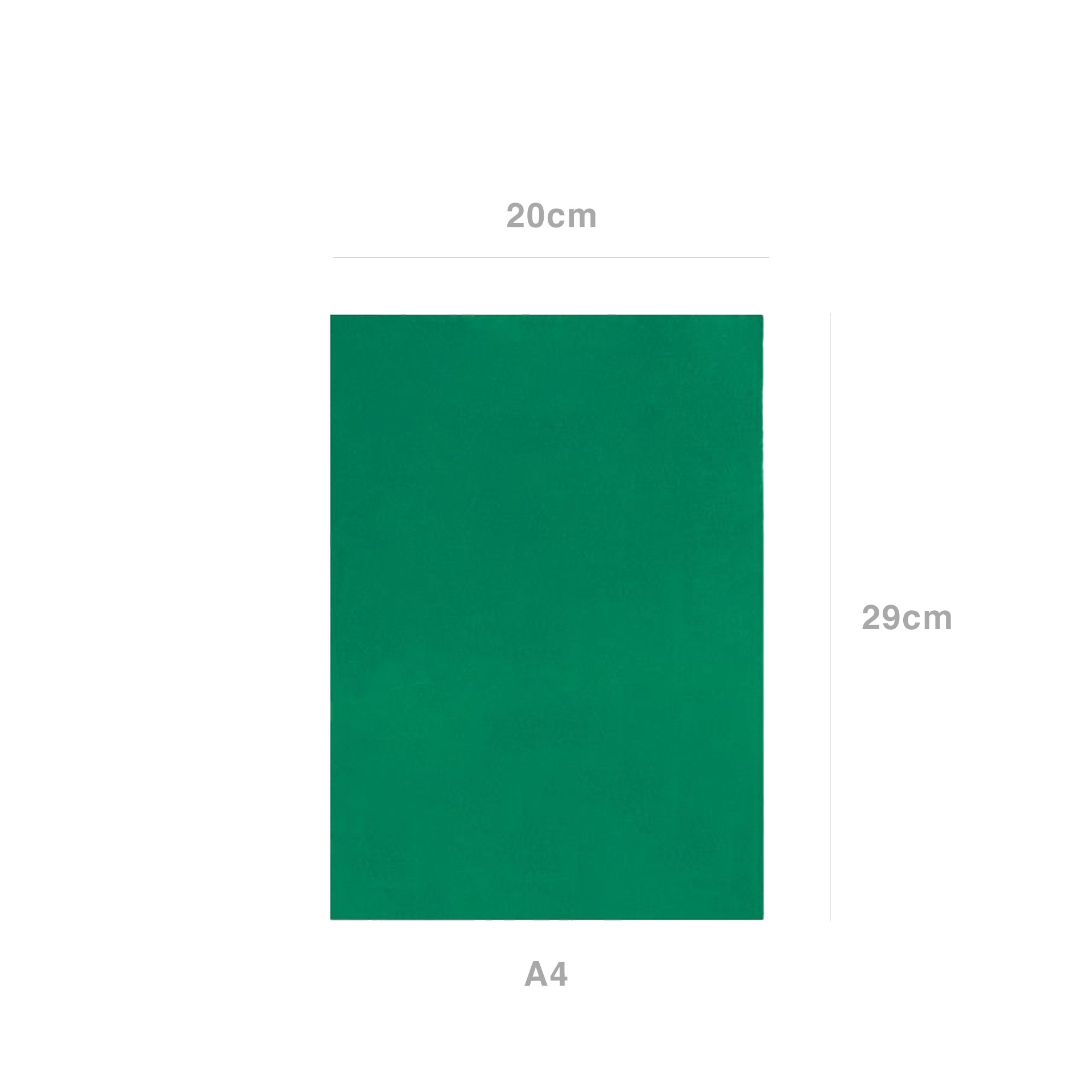 Folha Esponja Eva Verde Claro A4 20X29cm