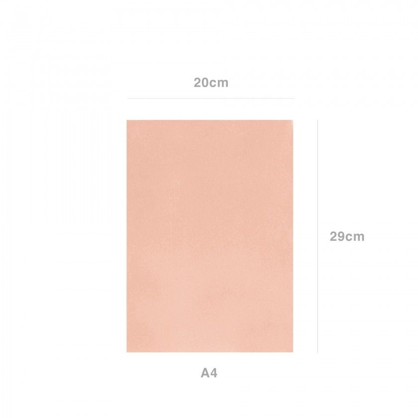 Folha Esponja Eva Bege A4 20X29cm