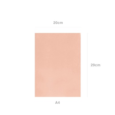 Folha Esponja Eva Bege A4 20X29cm