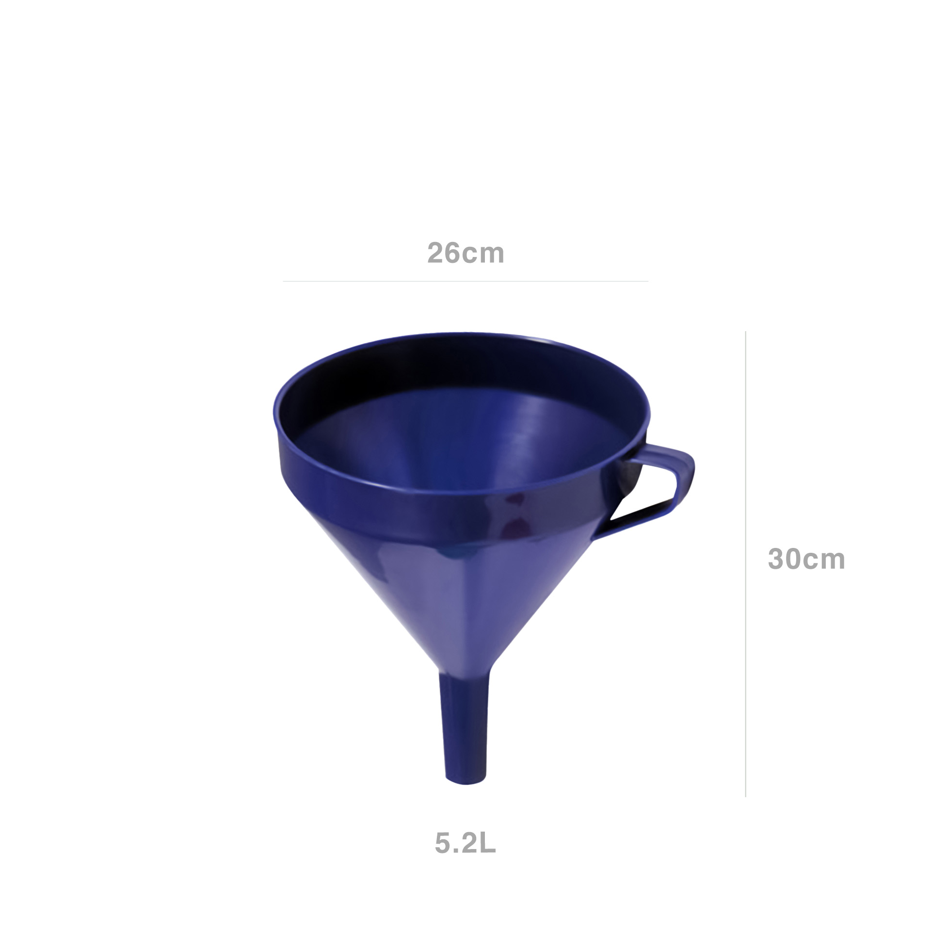 Funil Plástico com Rede 5200ml 26.4X30cm