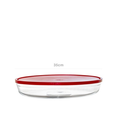 Assadeira Ô Cuisine com Tampa Oval 35X24cm