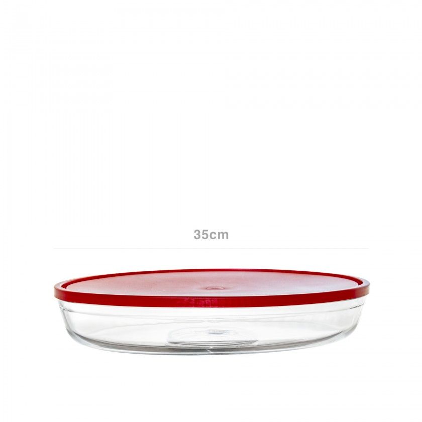 Assadeira  Cuisine com Tampa Oval 35X24cm