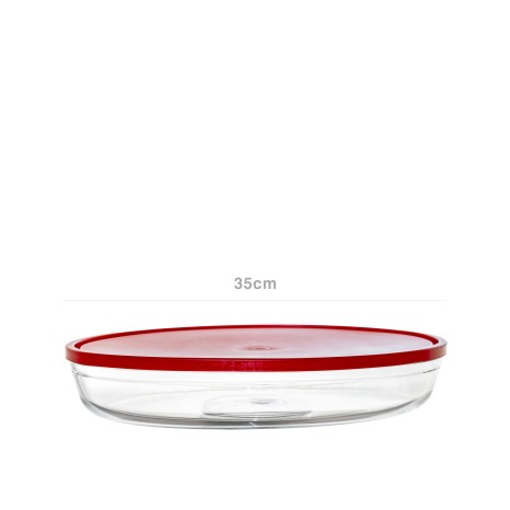 Assadeira Ô Cuisine com Tampa Oval 35X24cm - Image product