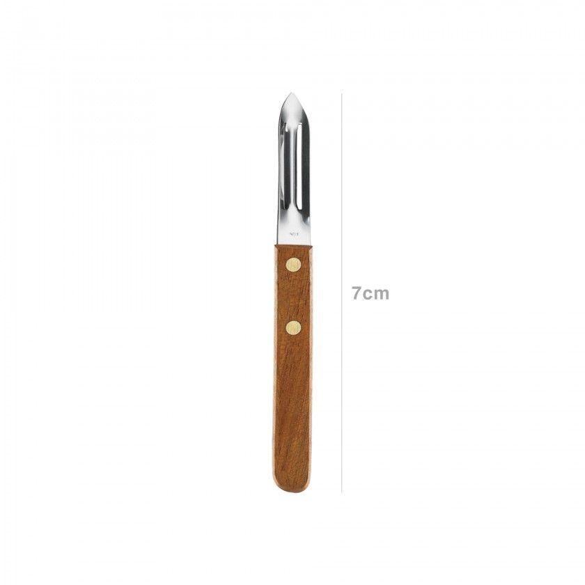 Descascador Cabo Madeira Classic 7cm Descascador Cabo Madeira Classic 7cm