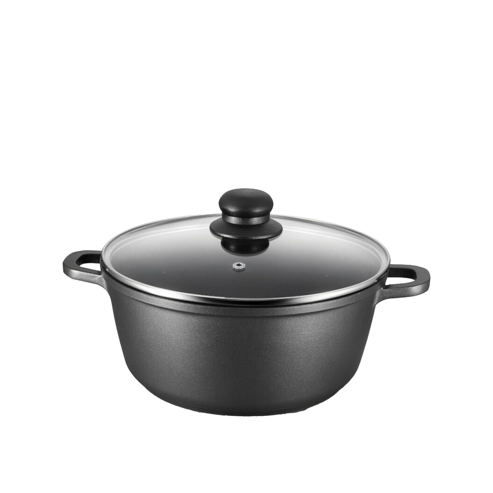 Caçarola Alumínio Sagres Tampa Vidro Indução 14l 36cm