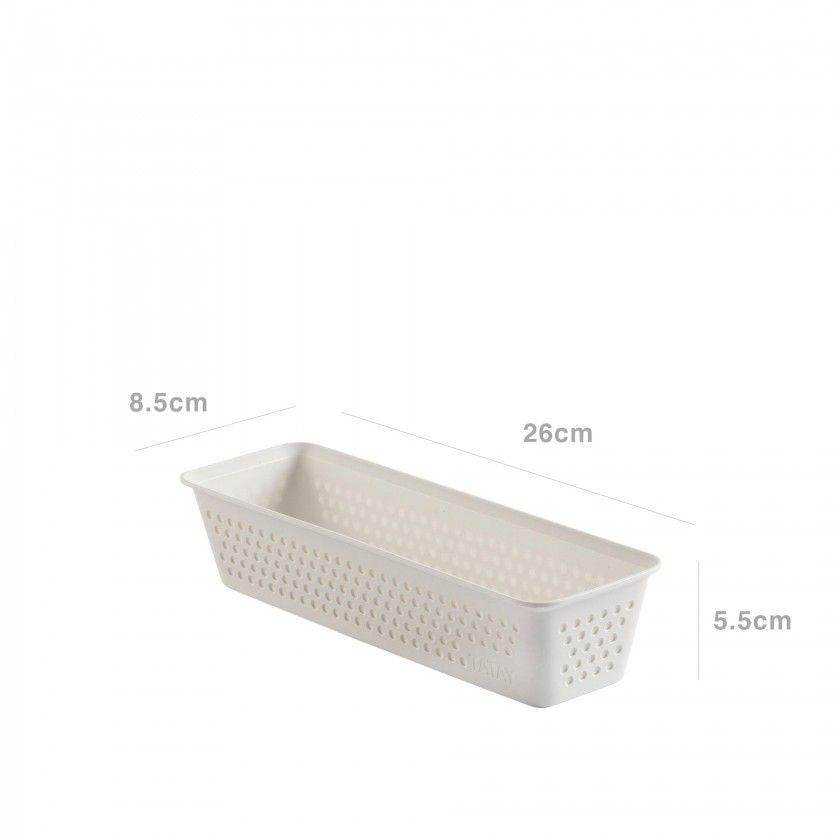 Organizador Bohol Slim Branco 8.5X26X5.5cm Organizador Bohol Slim Branco 8.5X26X5.5cm