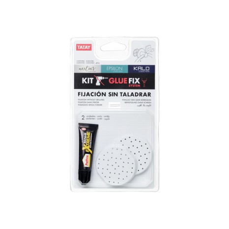 Kit Fixação sem Furação Glue Fix 11X2.3X19.5cm - Image product