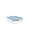 Caixa Arrumos Tampa Azul Mist 32L 40X56.5X17.5cm Caixa Arrumos Tampa Azul Mist 32L 40X56.5X17.5cm