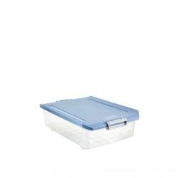 Caixa Arrumos Tampa Azul Mist 32L 40X56.5X17.5cm