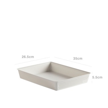 Organizador Bohol Branco A4 26.5X35X5.5cm