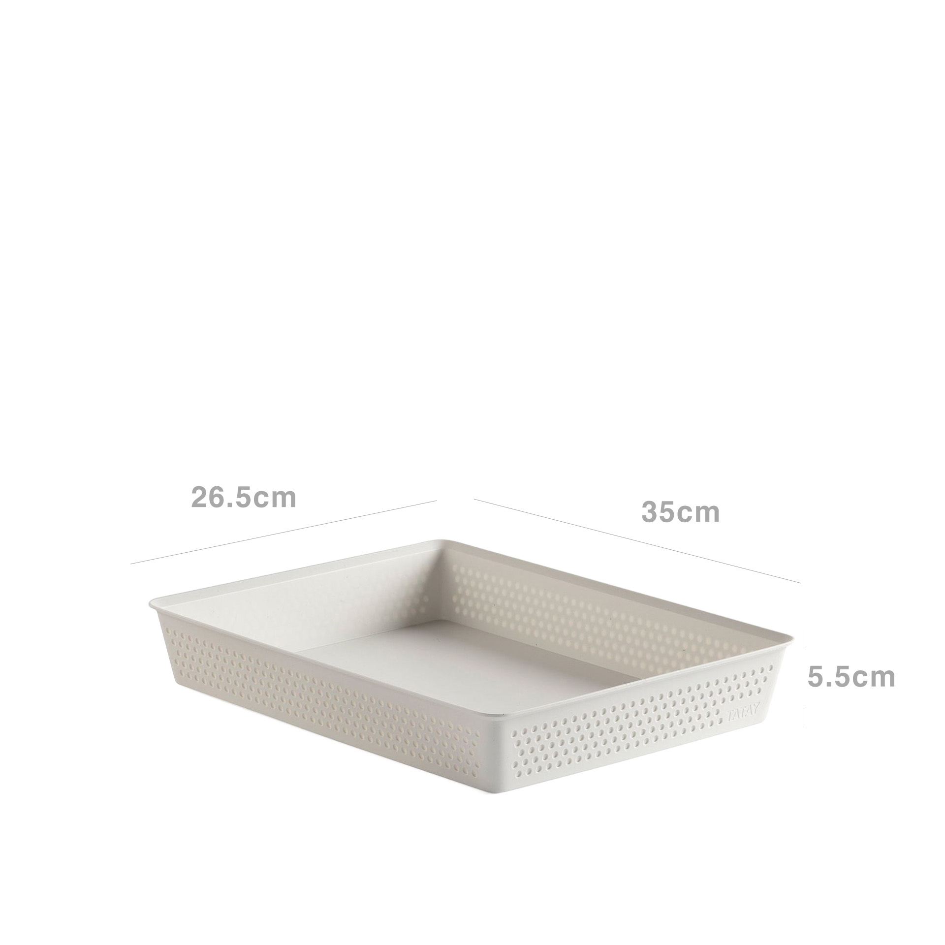 Organizador Bohol Branco A4 26.5X35X5.5cm