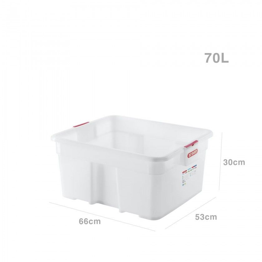 Caixa Contentor Hdpe Gn2/1 70l 66X53X30cm Caixa Contentor Hdpe Gn2/1 70l 66X53X30cm